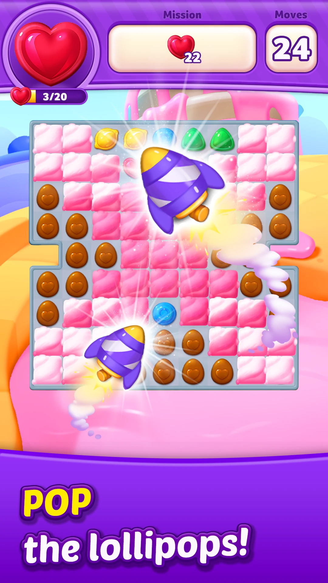 Lollipop 3: Match 3 Puzzles screenshot