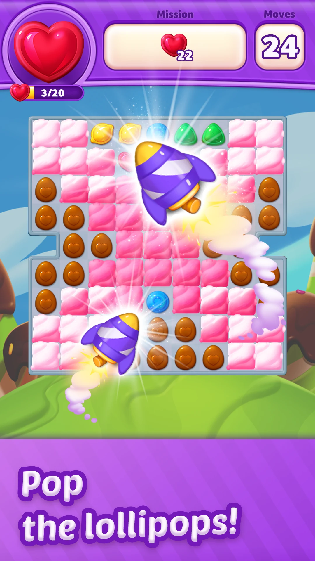 Lollipop 3: Match 3 Puzzles screenshot